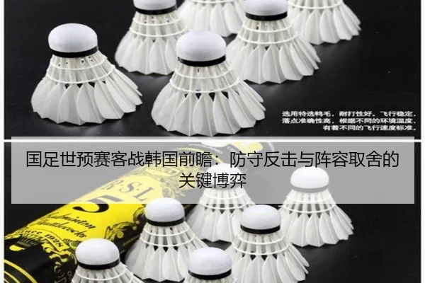 国足世预赛客战韩国前瞻：防守反击与阵容取舍的关键博弈